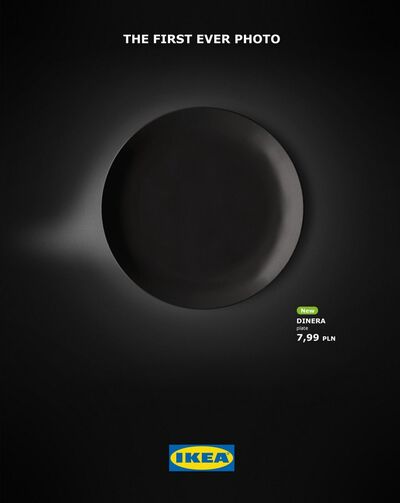 Реклама тарелок IKEA
