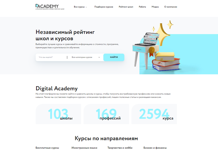 Сайт Digital Academy