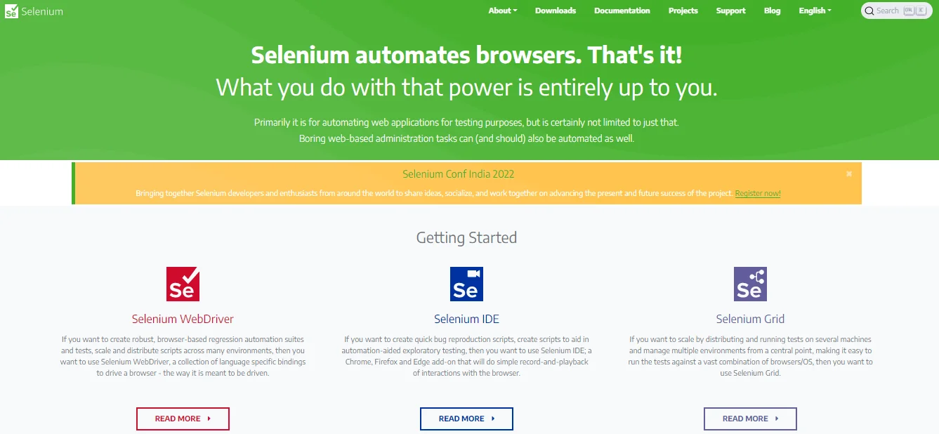Инструмент для автоматизации тестирования Selenium