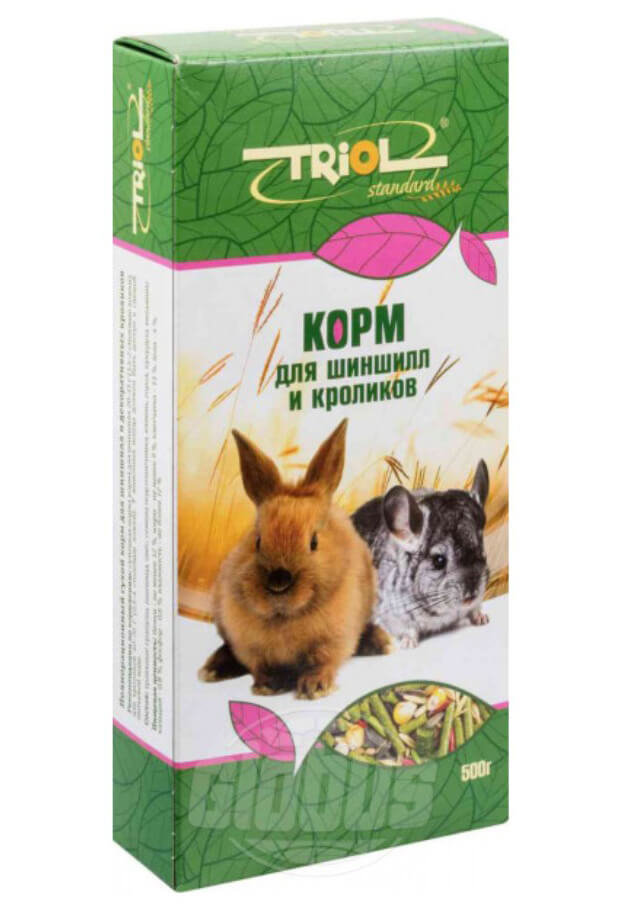 Корм для шиншилл